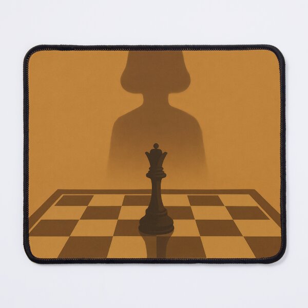 Item preview, Chess Queen Piece Woman Shadow Strategy designed and sold by Cine8.