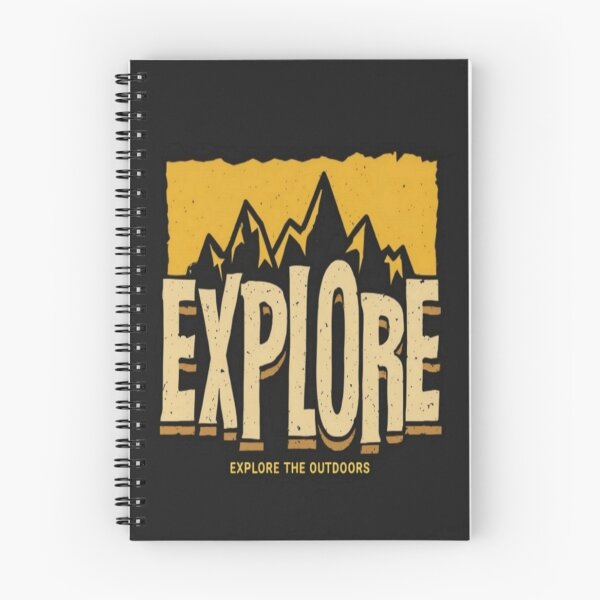 Item preview, Explore the Outdoors Bold Mountain Adventure Design – Hiking, Nature, Wilderness, Travel Vibes designed and sold by Bright Nest Studio.