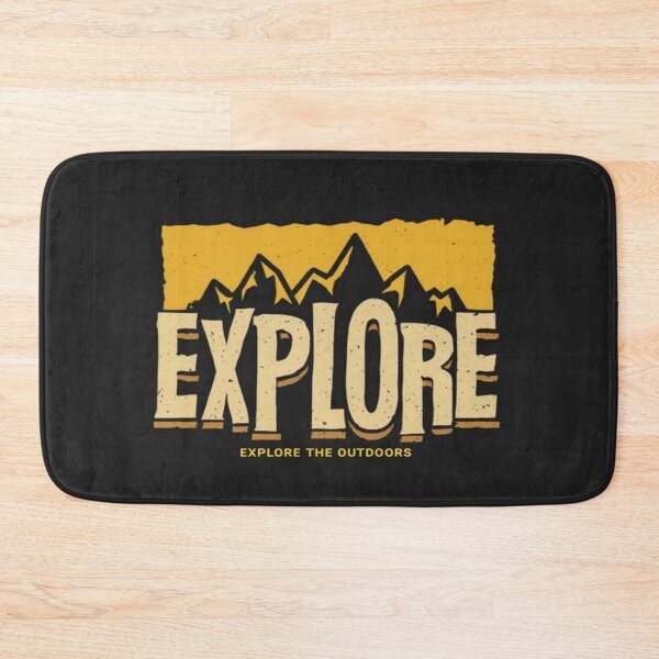 Item preview, Explore the Outdoors Bold Mountain Adventure Design – Hiking, Nature, Wilderness, Travel Vibes designed and sold by Bright Nest Studio.