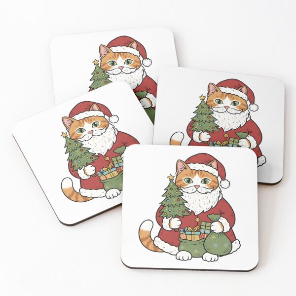 Item preview, Santa Cat Christmas Gifts designed and sold by dreephic22.