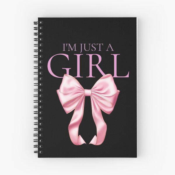 Item preview, I'm Just a Girl Coquette Aesthetic Pink Bow Feminine Design designed and sold by FusionTeeDesign.