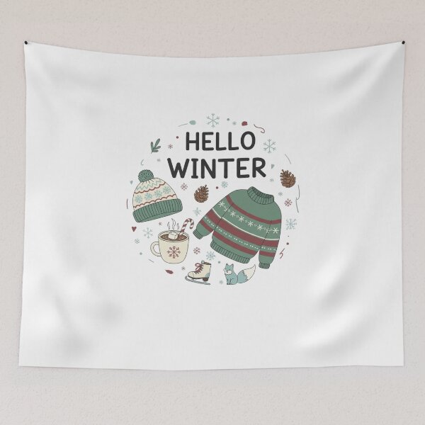 Item preview, hello winter t-shirt  designed and sold by TheHappyHaul.