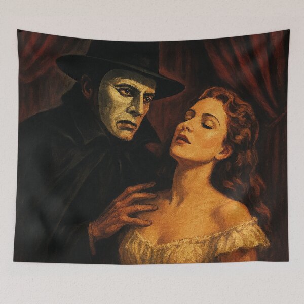 Item preview, Phantom of the Opera, vintage fan art designed and sold by Mauswohn.