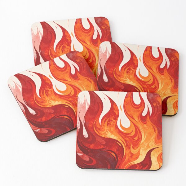 Item preview, Vibrant abstract flame-like designed and sold by SuperAIstar.