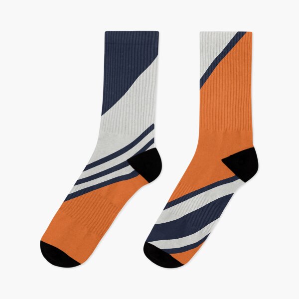 Item preview, Retro Stripes in Blue Orange designed and sold by Petra Lang.