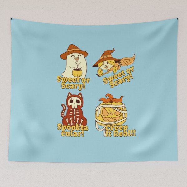 Item preview, Adorable Scary Vibes – Halloween Designs designed and sold by WAKYSHOP.