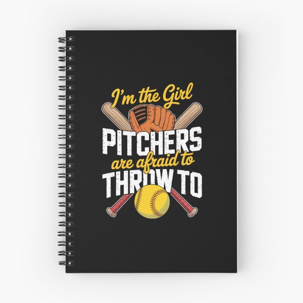 Item preview, I'M The Girl Pitchers Are Afraid To Throw To Softball designed and sold by HeinzanoWeno.