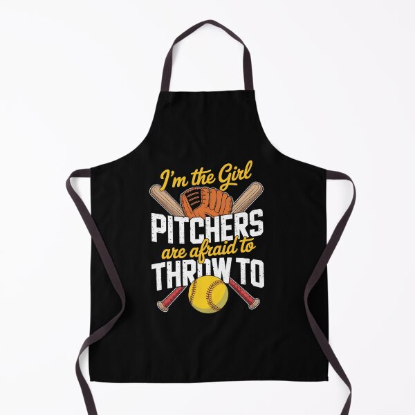 Item preview, I'M The Girl Pitchers Are Afraid To Throw To Softball designed and sold by HeinzanoWeno.