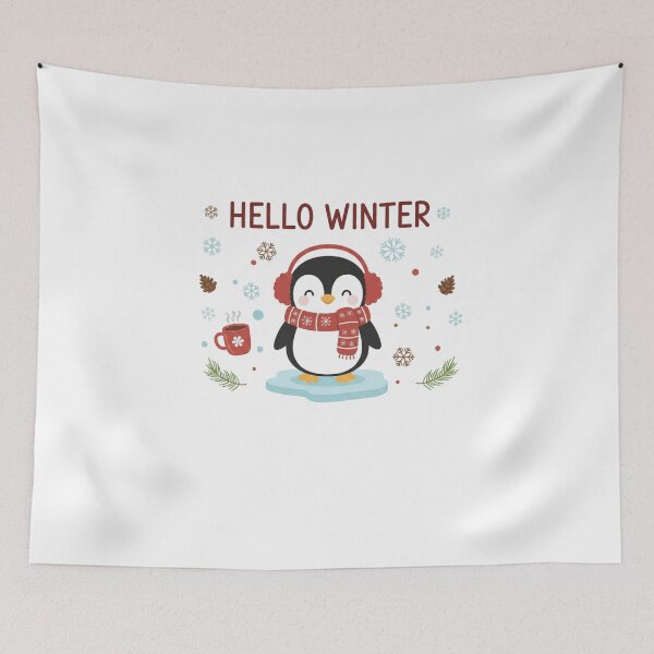 Item preview, hello winter t-shirt  designed and sold by TheHappyHaul.