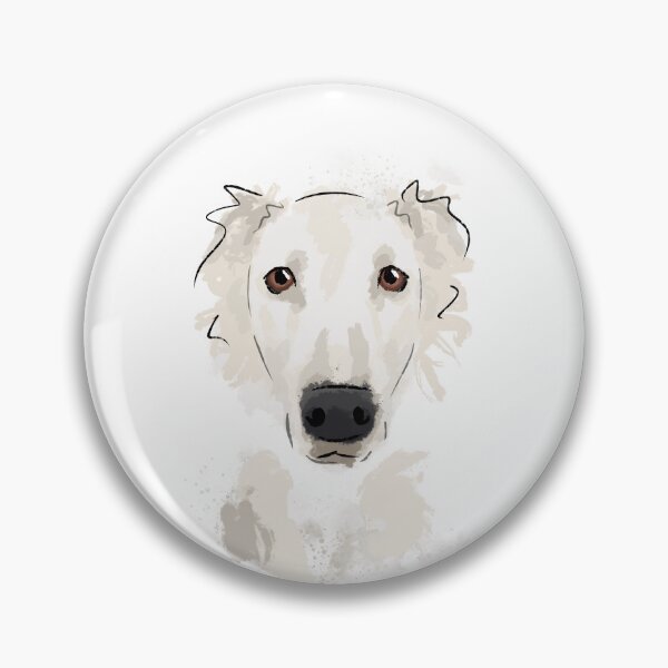 Item preview, Borzoi dog portrait designed and sold by Katie Batchelor.