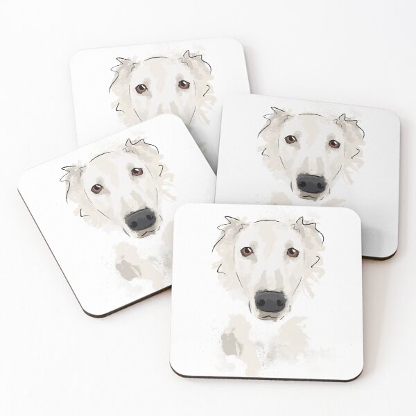 Item preview, Borzoi dog portrait designed and sold by Katie Batchelor.