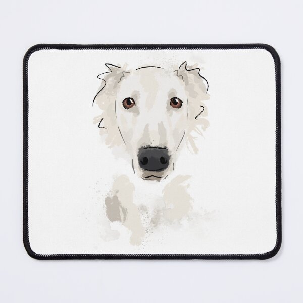 Item preview, Borzoi dog portrait designed and sold by Katie Batchelor.