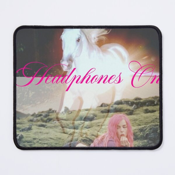 Item preview, Addison Rae Headphones Poster | Teen Influencer Aesthetic designed and sold by archangel888.