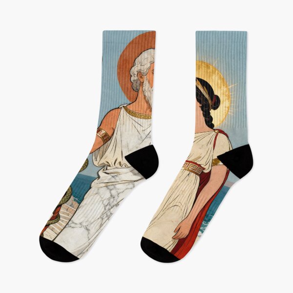 Item preview, Asclepius & Epione – Divine Healers of Ancient Greece designed and sold by SoniaSarkali.