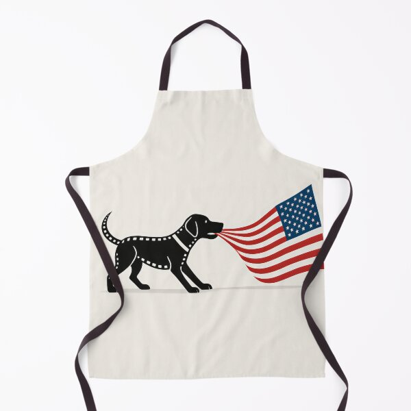 Item preview, Dog American Flag Stitches Patriotic Symbol designed and sold by Cine8.