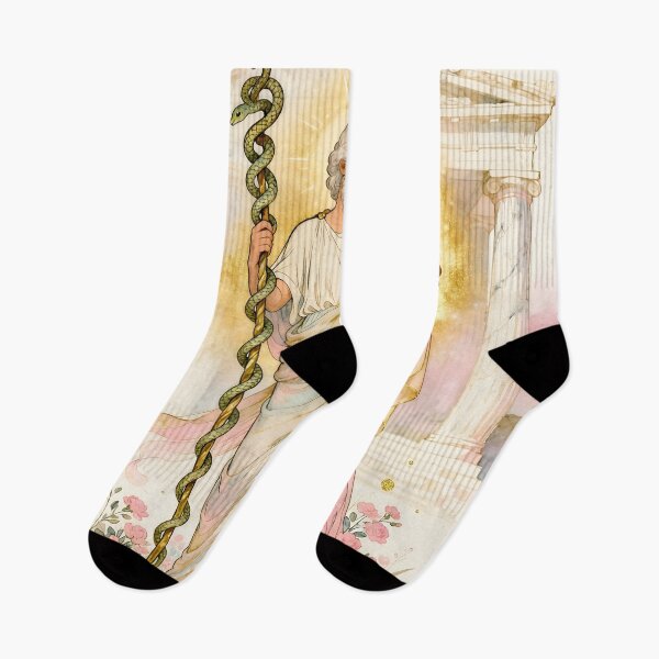 Item preview, Asclepius & Epione – Divine Healers of Ancient Greece designed and sold by SoniaSarkali.