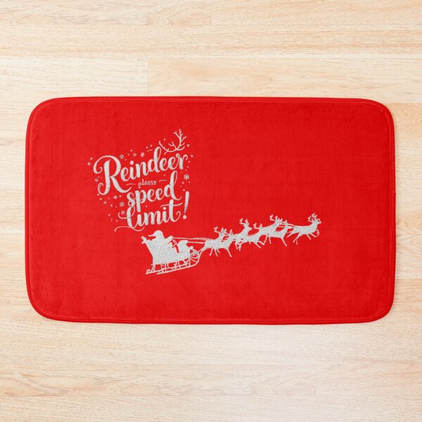 Item preview, “Reindeer Speed Limit – Holiday Humor Design” designed and sold by Sonia dutta_art.