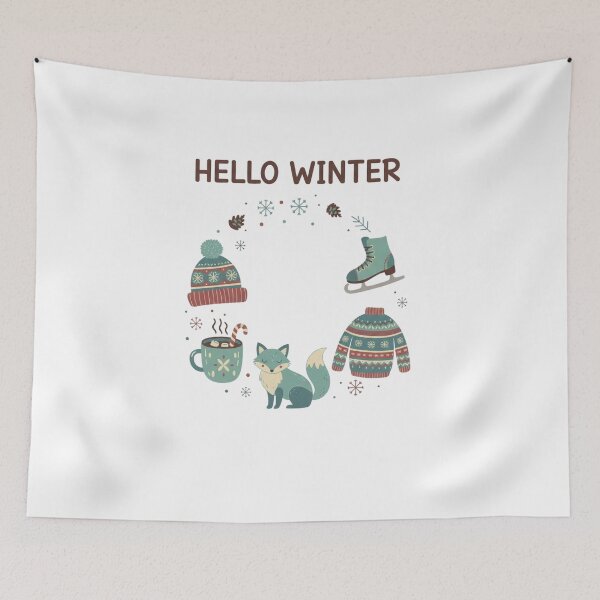 Item preview, hello winter t-shirt  designed and sold by TheHappyHaul.