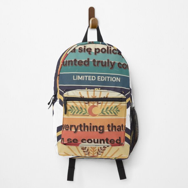 Item preview, Retro Sunset Wisdom: Not Everything That Counts Can Be Counted designed and sold by JanRizz.