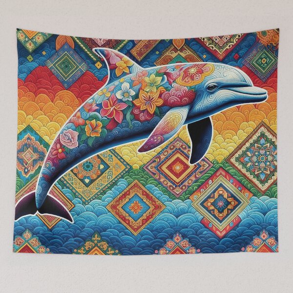 Item preview, The Dolphin, Thailand’s Living Silk Emblem   designed and sold by Vanich-Panich.
