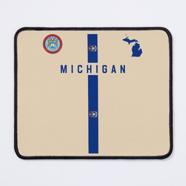 Item preview, Michigan Pride Cross - State Seal, Map & Modern Typography designed and sold by mashmosh.