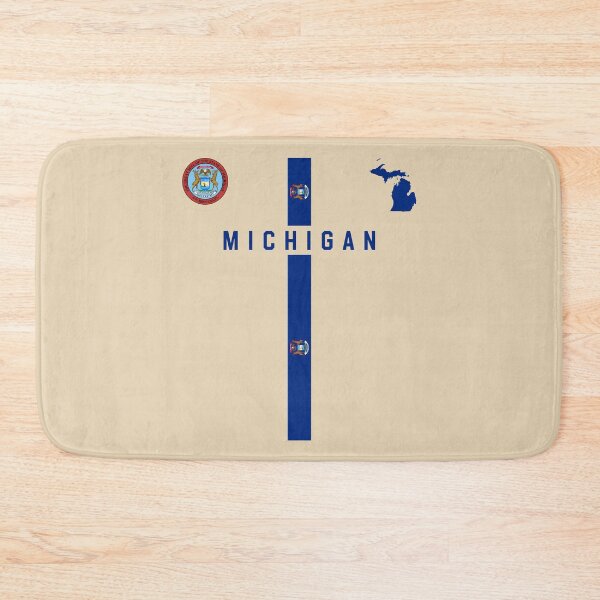 Item preview, Michigan Pride Cross - State Seal, Map & Modern Typography designed and sold by mashmosh.