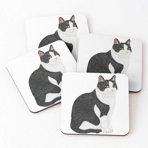 Item preview, Fat Tuxedo Cat designed and sold by xiao xuans.