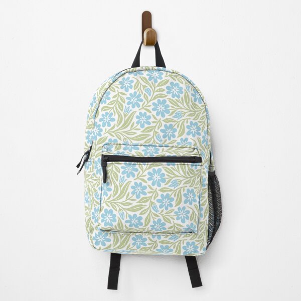 Item preview, Spring meadow flowers in blue and green designed and sold by Miss-Belle.