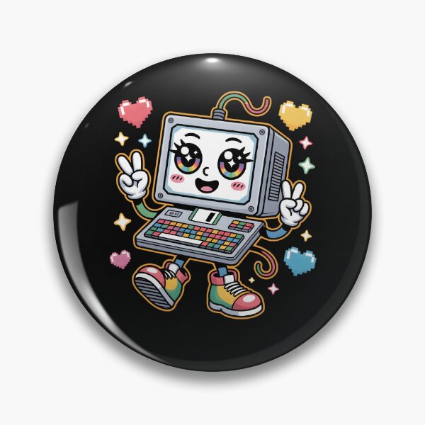 Item preview, Cute Kawaii Computer Character PC Tech For Kids Girls  designed and sold by clothesy7.