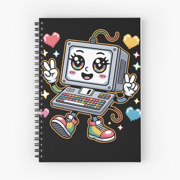 Item preview, Cute Kawaii Computer Character PC Tech For Kids Girls  designed and sold by clothesy7.