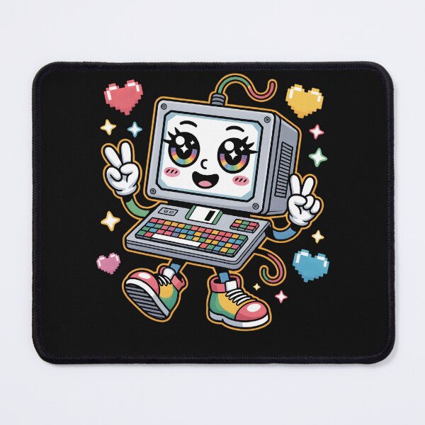 Item preview, Cute Kawaii Computer Character PC Tech For Kids Girls  designed and sold by clothesy7.