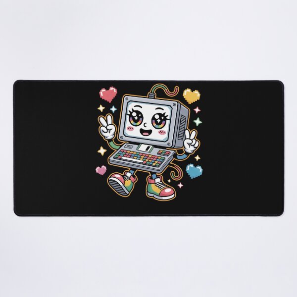 Item preview, Cute Kawaii Computer Character PC Tech For Kids Girls  designed and sold by clothesy7.