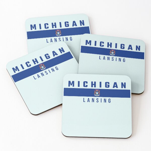 Item preview, Michigan Pride: Lansing Capital & State Seal Flag Design designed and sold by mashmosh.