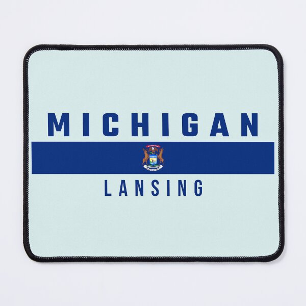 Item preview, Michigan Pride: Lansing Capital & State Seal Flag Design designed and sold by mashmosh.