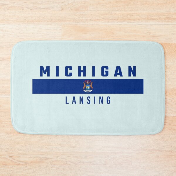 Item preview, Michigan Pride: Lansing Capital & State Seal Flag Design designed and sold by mashmosh.