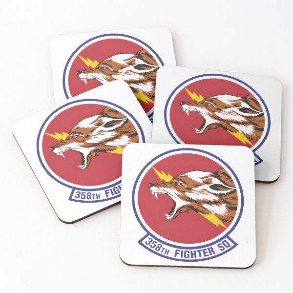Item preview, 358th Fighter Squadron Patch (Wolf/Lightning) designed and sold by CharlieDesings.