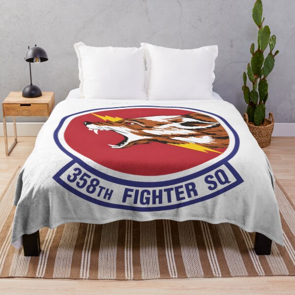 Item preview, 358th Fighter Squadron Patch (Wolf/Lightning) designed and sold by CharlieDesings.