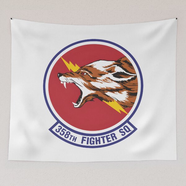 Item preview, 358th Fighter Squadron Patch (Wolf/Lightning) designed and sold by CharlieDesings.
