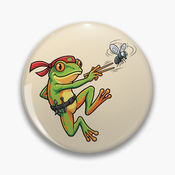 Item preview, Ninja Frog Hunting Fly designed and sold by Lydyb-creations.