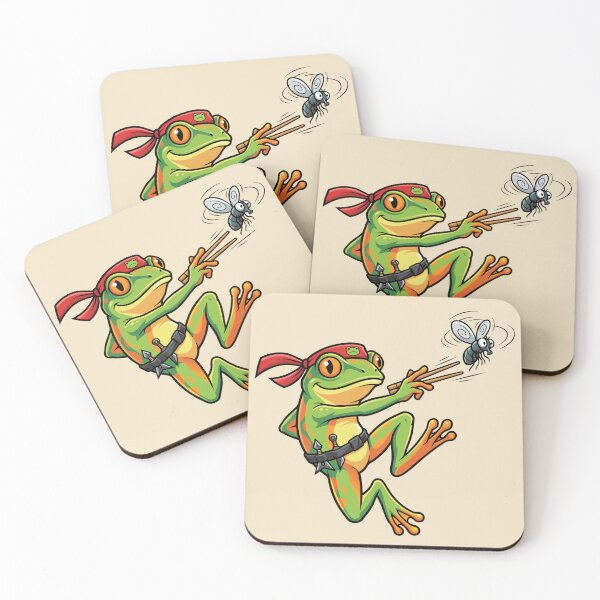 Item preview, Ninja Frog Hunting Fly designed and sold by Lydyb-creations.