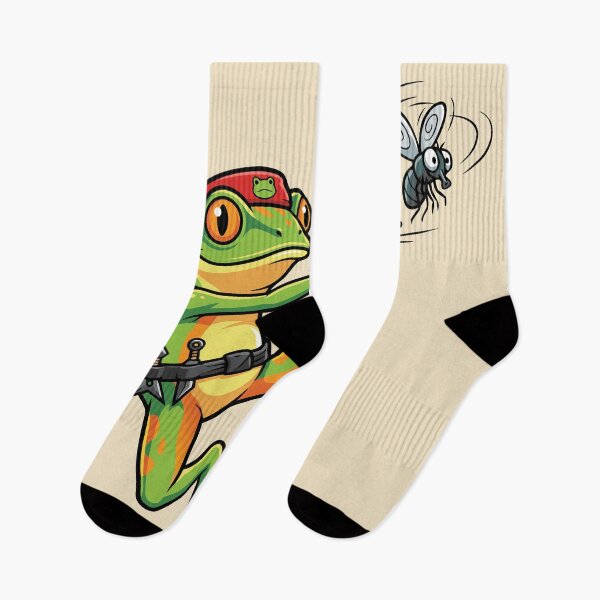 Item preview, Ninja Frog Hunting Fly designed and sold by Lydyb-creations.