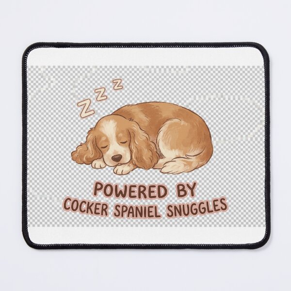 Item preview, Powered by Cocker Spaniel Snuggles Cozy Dog Lover Gift designed and sold by courtsideco.