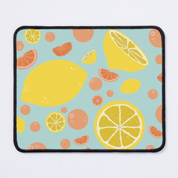 Item preview, Orange and Lemons Happy Patten designed and sold by Catphonesoup.