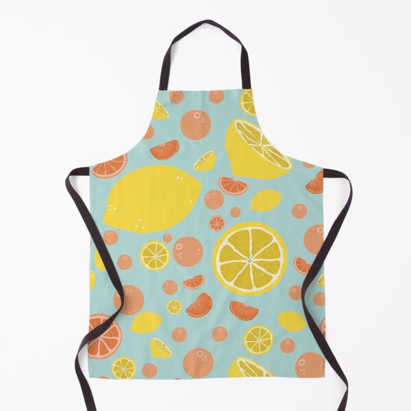 Item preview, Orange and Lemons Happy Patten designed and sold by Catphonesoup.