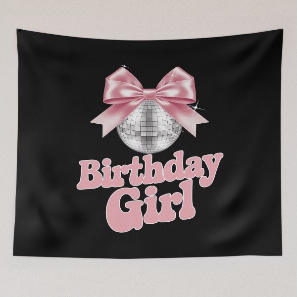 Item preview, Birthday Girl Coquette Bow Disco Ball Birthday Party  designed and sold by MarryIsMonth.