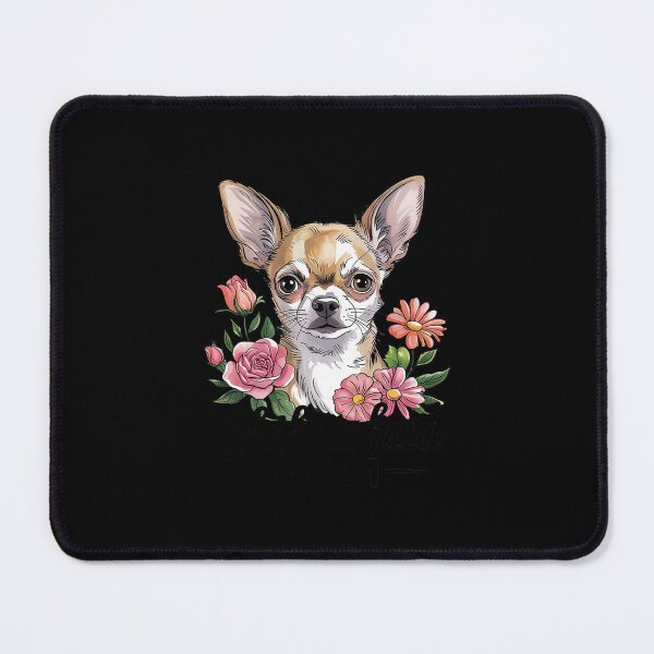 Item preview, Chihuahua Mom Flowers Floral Dog Mom designed and sold by PowAcademy.