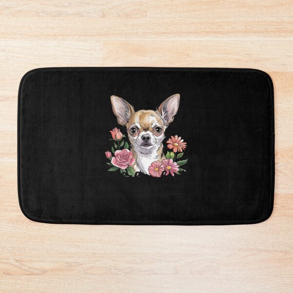 Item preview, Chihuahua Mom Flowers Floral Dog Mom  designed and sold by PowAcademy.