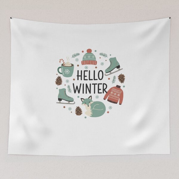 Item preview,  hello winter t-shirt  designed and sold by TheHappyHaul.