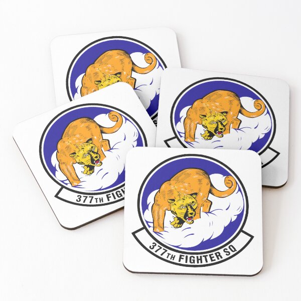 Item preview, 377th Fighter Squadron Patch (Panther/Cougar) designed and sold by CharlieDesings.