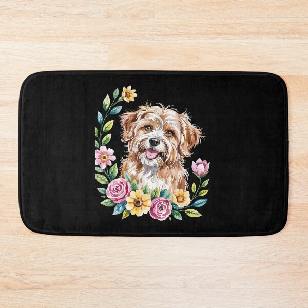 Item preview, Cockapoo Floral Dog  designed and sold by PowAcademy.